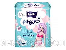 Прокладки гигиен. For Teens Ultra Sensetive 10 шт. Bella