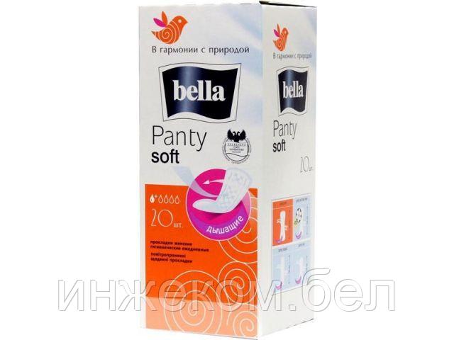 Прокладки гигиен. Panty Soft 20 шт. Bella - фото 1 - id-p200550165
