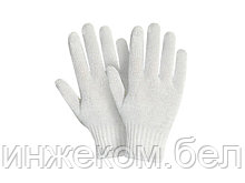 Перчатки х/б трикотажные, 7,5класс, белые, РБ (мин. риски) (36гр)