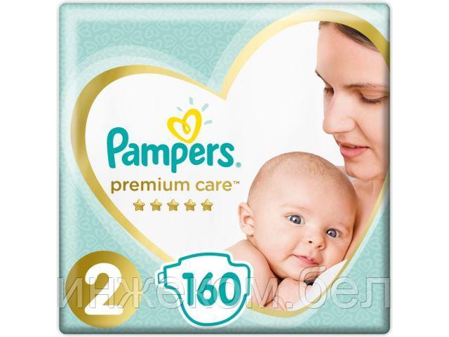 Подгузники детск. однораз. Premium Care New Baby (4-8 кг) 160 шт. Pampers - фото 1 - id-p200550364