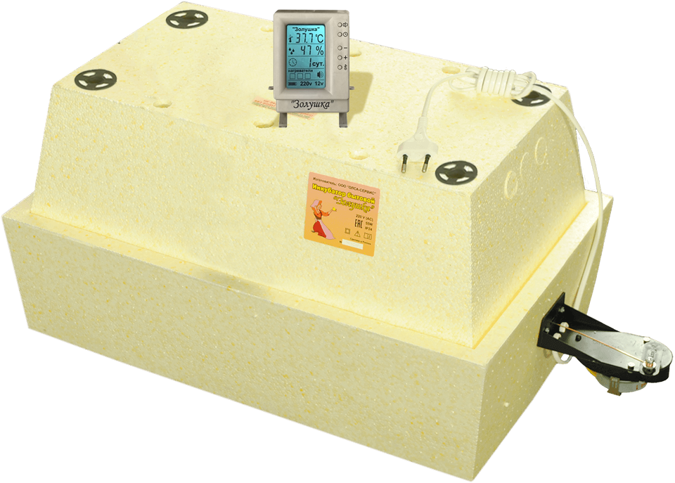 Инкубатор Золушка -2020 на 28 яиц (автомат, ЖК терморегулятор, гигрометр) Новинка! - фото 1 - id-p200560097
