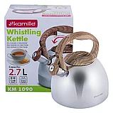 Чайник со свистком 2.7 л Kamille KM-1090, фото 5