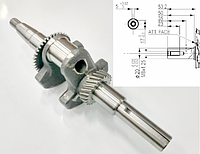 Коленвал 168F, 170F, GX200, GX210 (под шпонку, 20 мм.)