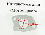 Прокладка карбюратора 168F, 170F, GX160, GX200, GX210 (фланец/карбюратор), фото 2