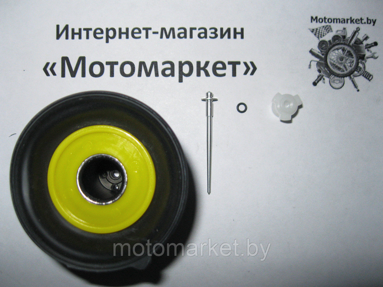 Мембрана карбюратора 139QMB скутера 4Т 50-80cc 16мм. - фото 1 - id-p8032966