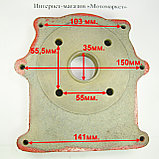 Плита переходная коробка / двигатель к культиватору, мотоблоку., фото 2