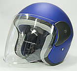 Шлем синий матовый ST-519, фото 2