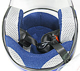 Шлем синий матовый ST-519, фото 6