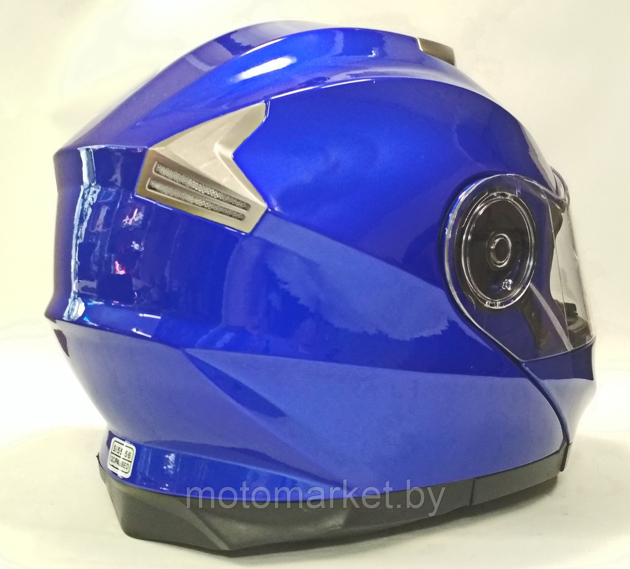 Шлем синий ST-868 - фото 8 - id-p119802069