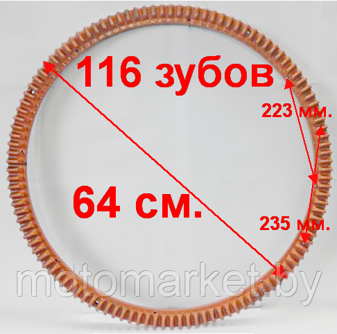 Венец СМ 120, СМ 140 бетономешалки