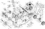 Фланец колеса фрикционного к снегоуборщику FERMER FS-164,180, 165PRO, фото 2