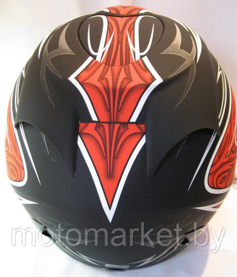 Шлем JX110 черно-красный матовый. - фото 5 - id-p11180374