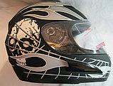 Шлем JX110 черно-серый матовый., фото 2