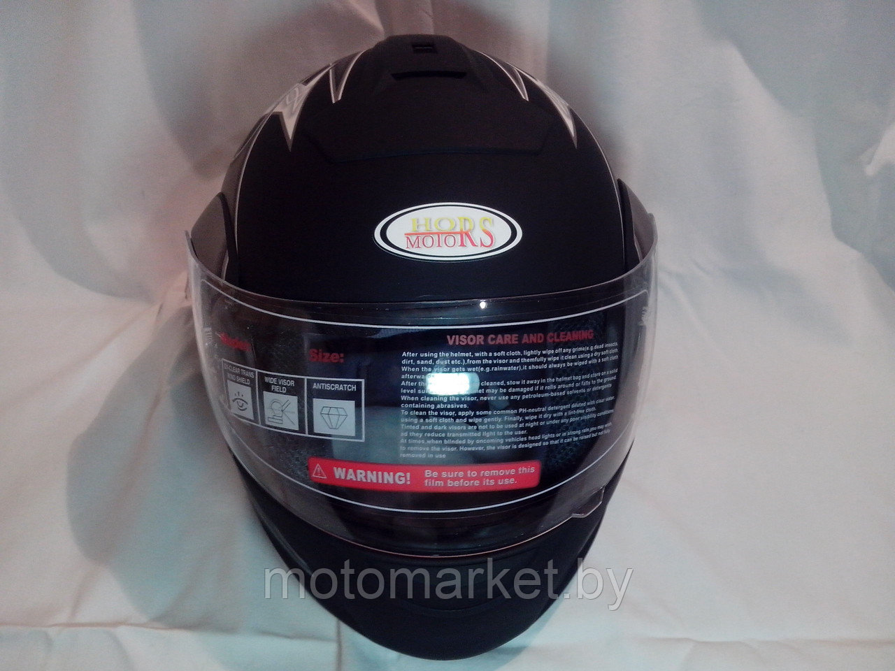 Шлем JX5005 черно-серый матовый. - фото 5 - id-p11180393