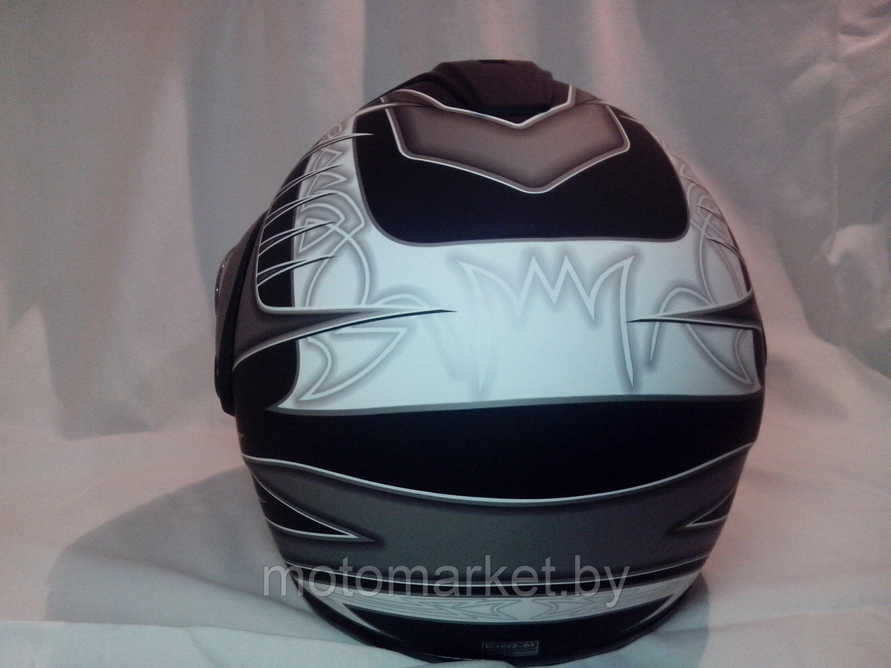 Шлем JX5005 черно-серый матовый. - фото 7 - id-p11180393