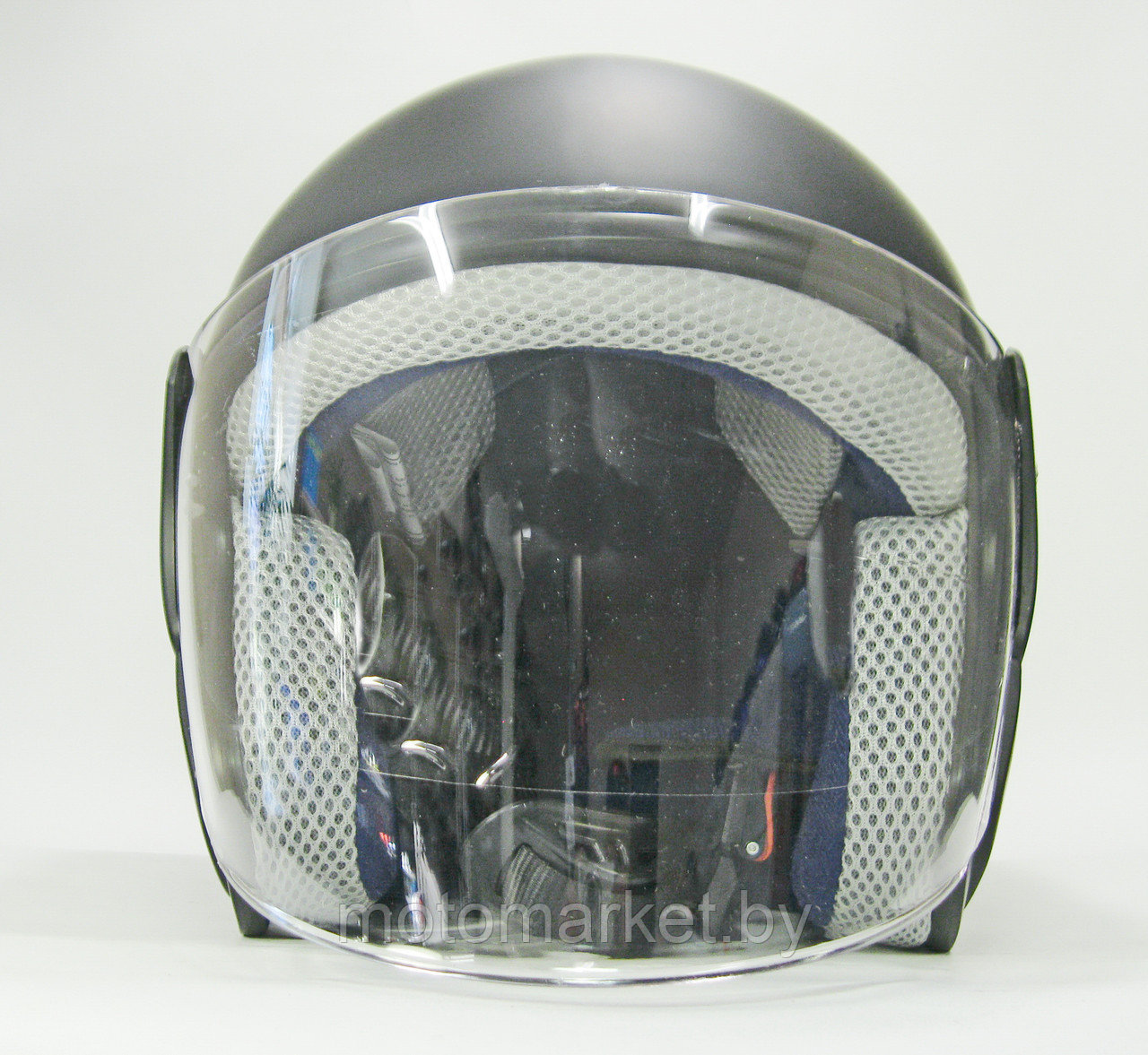Шлем черный матовый ST-519 - фото 7 - id-p96764918