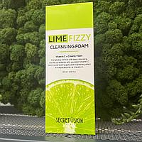 Пенка для умывания с экстрактом лайма SECRET SKIN Lime Fizzy Cleansing Foam, 120мл