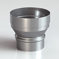 Переходник из нержавеющей стали круглый БелКомин