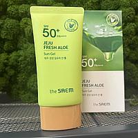 Солнцезащитный гель-молочко The Saem Jeju Fresh Aloe Sun Gel SPF50+ PA++++, 60мл