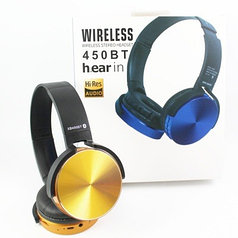 Складные беспроводные Bluetooth Наушники JBL XB450BT Синие