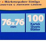 Бумага для заметок "Donau", 76x76 мм, 100 листов, оранжевый неон, фото 2