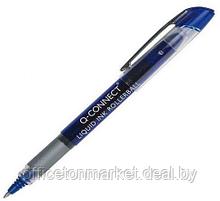 Ручка-роллер "Q-CONNECT", 0.5 мм, синий, стерж. синий