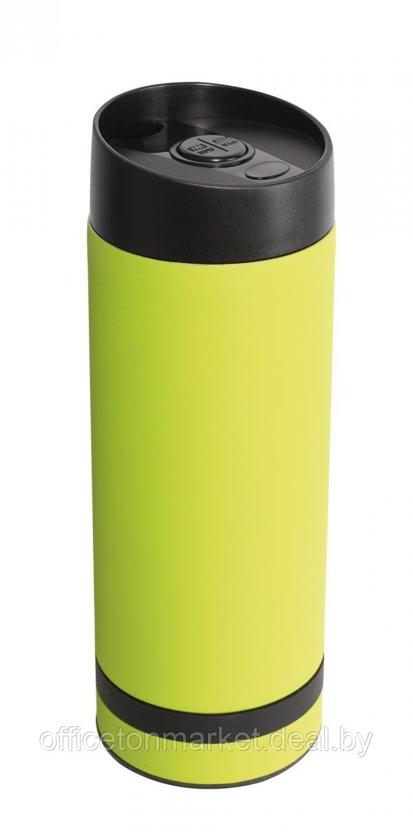 Кружка термическая "Flavoured", металл, пластик, 380 мл, светло-зеленый, черный - фото 1 - id-p137128075