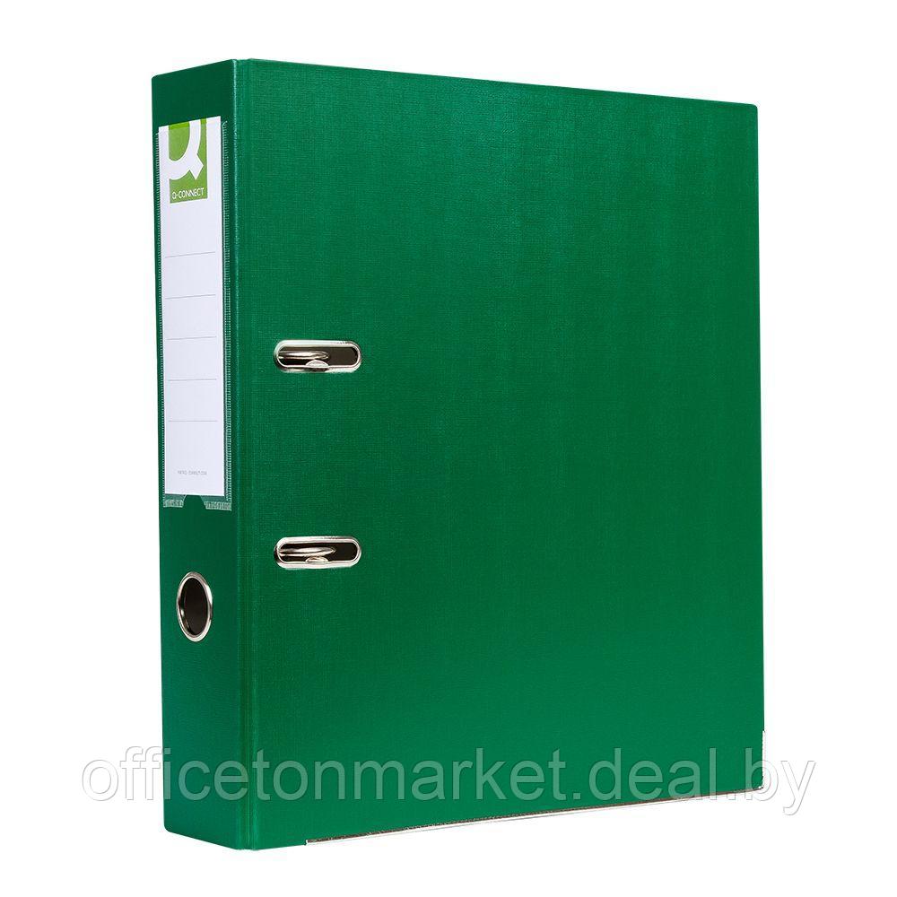 Папка-регистратор "Q-Connect ПВХ Эко", A4, 75 мм, зеленый - фото 1 - id-p200566495