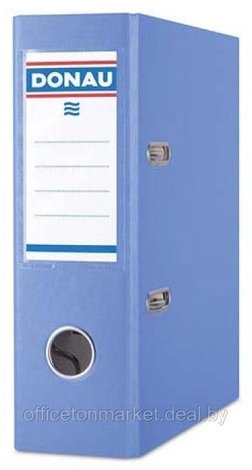 Папка-регистратор, A5, 75 мм, ПВХ ЭКО, светло-синий - фото 1 - id-p198391299