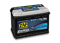 Аккумулятор ZAP CARBON (77 Ah) 750 A, 12 V Обратная, R+ L3 ZAP-577 05 276х175х190