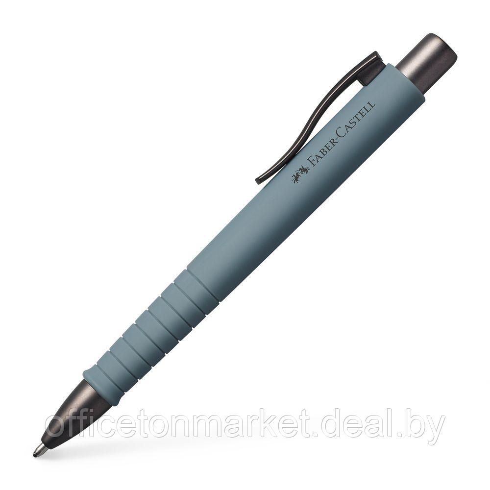 Ручка шариковая автоматическая "Poly Ball Urban", 1.0 мм, серый, стерж.синий - фото 1 - id-p198563306