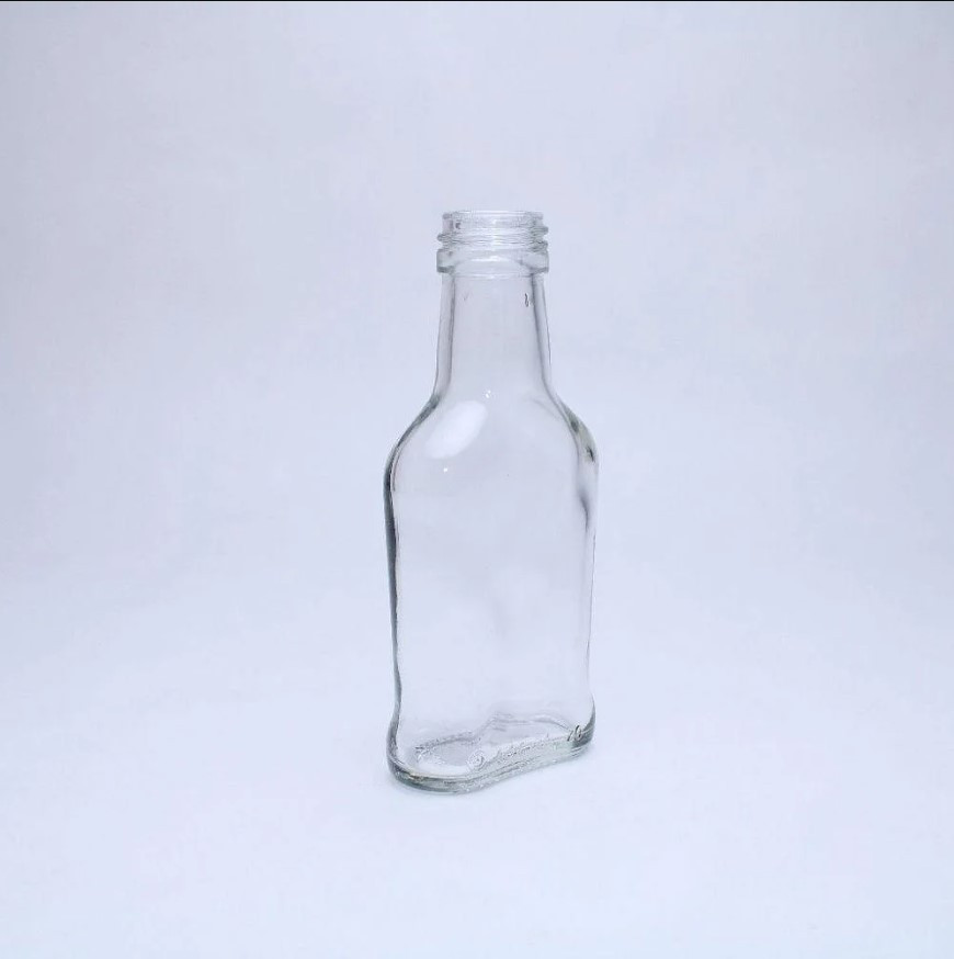 Стеклянная бутылка 0,100 л. (100 мл.) Коньячная