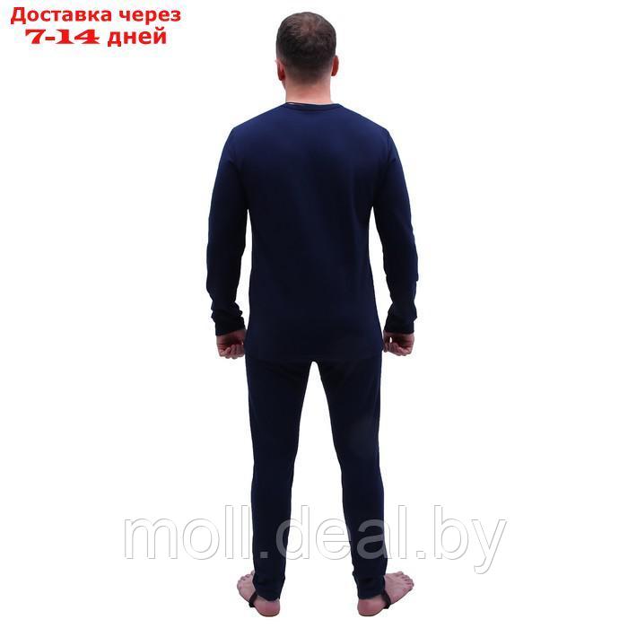 Термобелье мужское футер,хлопок,синий рост 176 р-р48 - фото 2 - id-p200534615