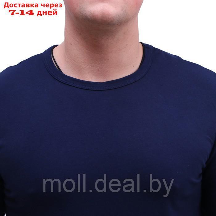 Термобелье мужское футер,хлопок,синий рост 176 р-р48 - фото 3 - id-p200534615