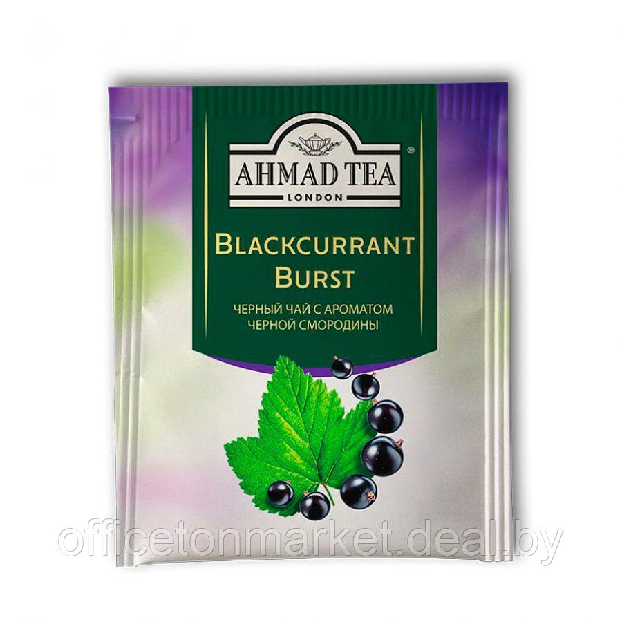 Чай "Ahmad Tea Blackcurrant Burst", 25 пакетиков x1.5 гр, черный, со вкусом черной смородины - фото 3 - id-p200567263