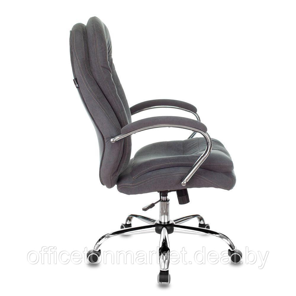 Кресло руководителя "Бюрократ T-9950SL Fabric", ткань, металл, серый - фото 3 - id-p200567279