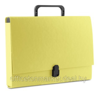 Портфель, картон, желтый - фото 1 - id-p200567344