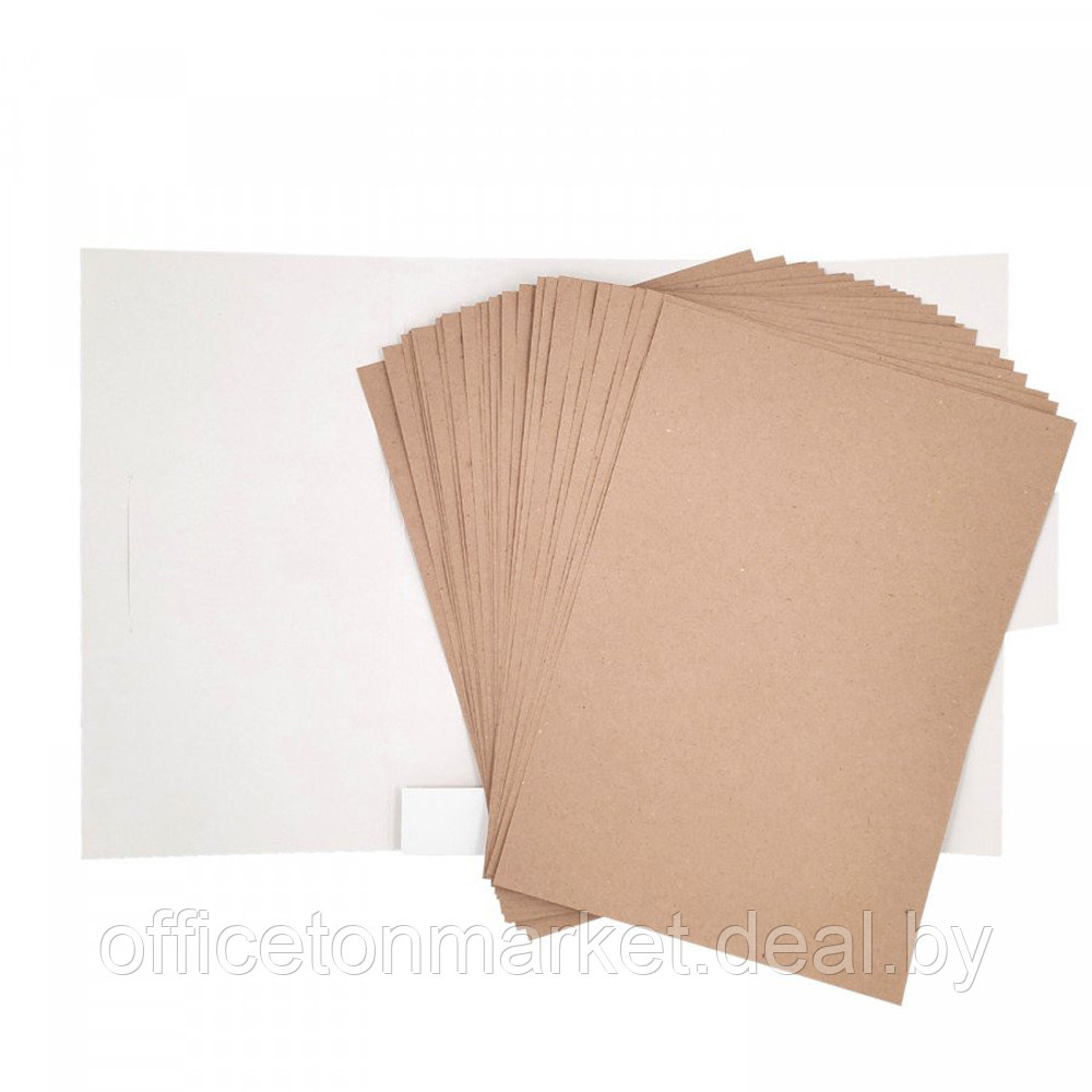 Блок бумаги для скетчинга "Sketch&Art", А4, 125 г/м2, 30 листов, крафт - фото 2 - id-p200567349