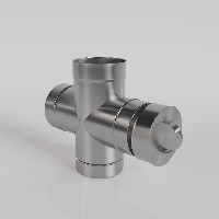 Крестовина из нержавеющей стали круглая БелКомин