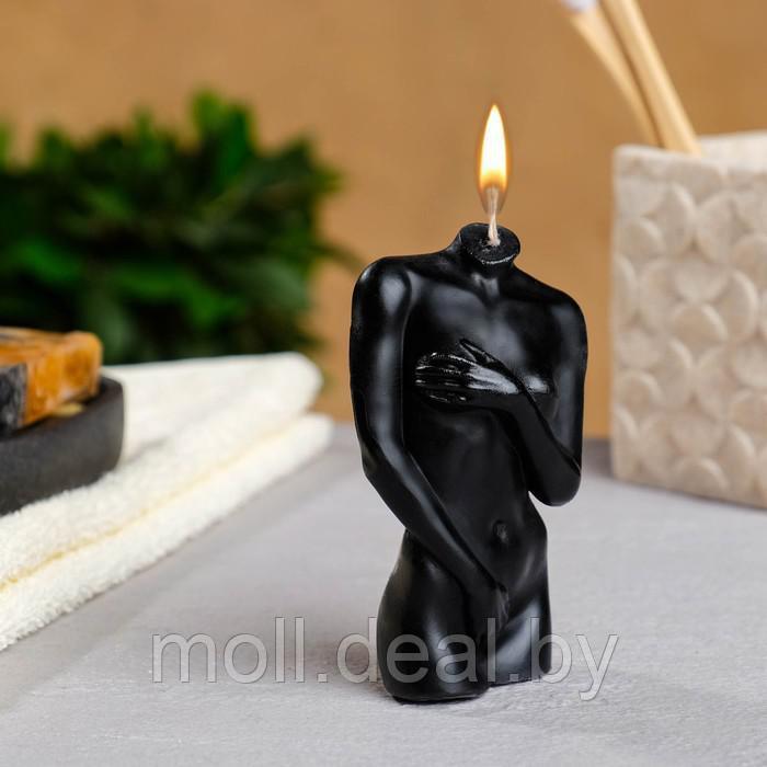 Фигурная свеча "Женское тело №2" черная, 10см - фото 1 - id-p200224197