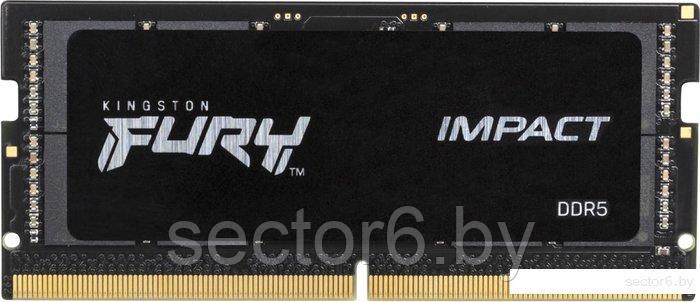 Оперативная память Kingston FURY Impact 16GB DDR5 4800 МГц KF548S38IB-16, фото 2