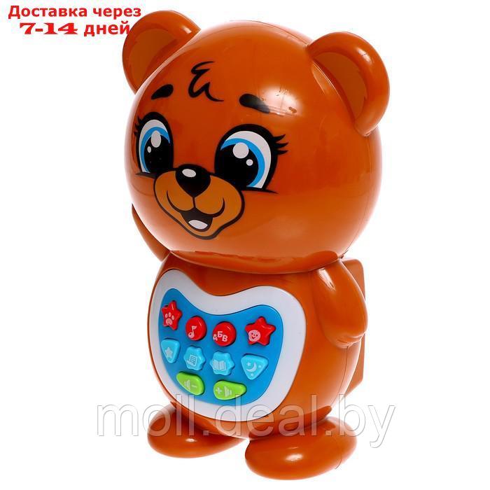 Музыкальная игрушка "Любимый дружок: Мишка", звук, свет, цвет коричневый - фото 2 - id-p200533716