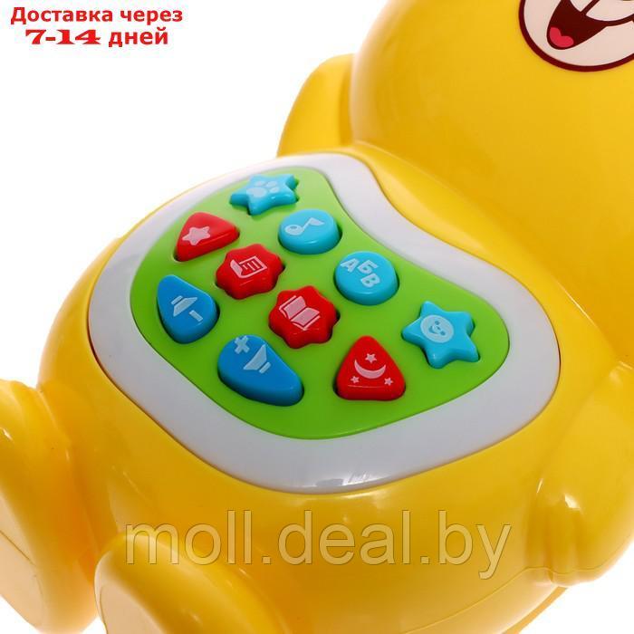 Музыкальная игрушка "Любимый дружок: Мишка", звук, свет, цвет жёлтый - фото 3 - id-p200533739