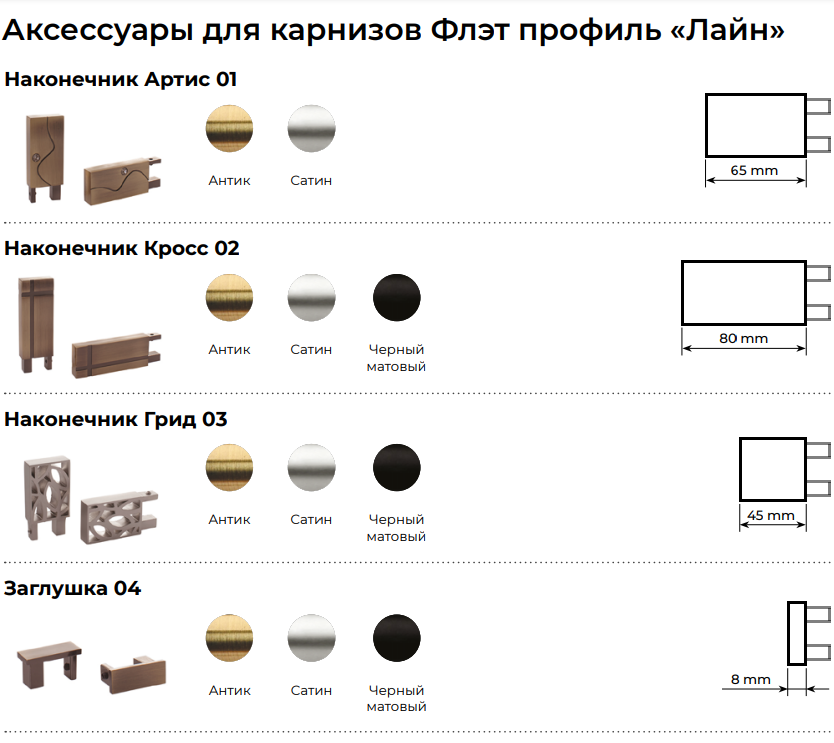 Карниз двухрядный Флэт Лайн Грид ЧЕРНЫЙ МАТ 31*13*2400мм - фото 4 - id-p200568872