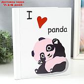 Фотоальбом магнитный 20 листов "Я люблю панд" 29х24х2 см