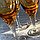 Рюмки Медовый нектар, набор 6 шт., Богемия, винтаж, фото 3
