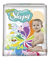 Подгузники для детей New Sleepy 6 (16 + кг ) (Шаранговича 25)