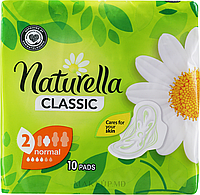 Гигиенические прокладки "Naturella Classic Camomile" с крылышками, 10 шт/уп.