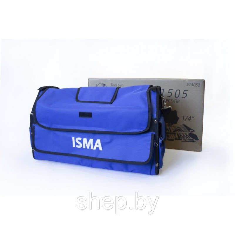 Набор инструмента ISMA-515052 1505пр.1/4''(6гр)(5-13мм), в сумке - фото 4 - id-p200570863