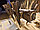 Люстра деревянная рустикальная "Старый Город Премиум" на 6 ламп, фото 2